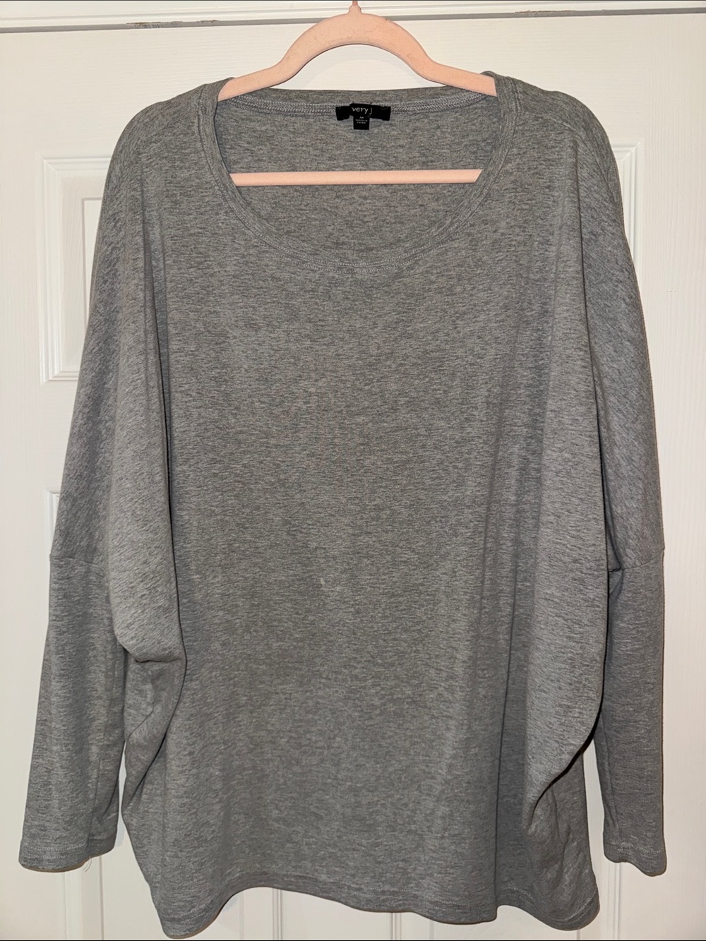 Gray Long Sleeve Tee